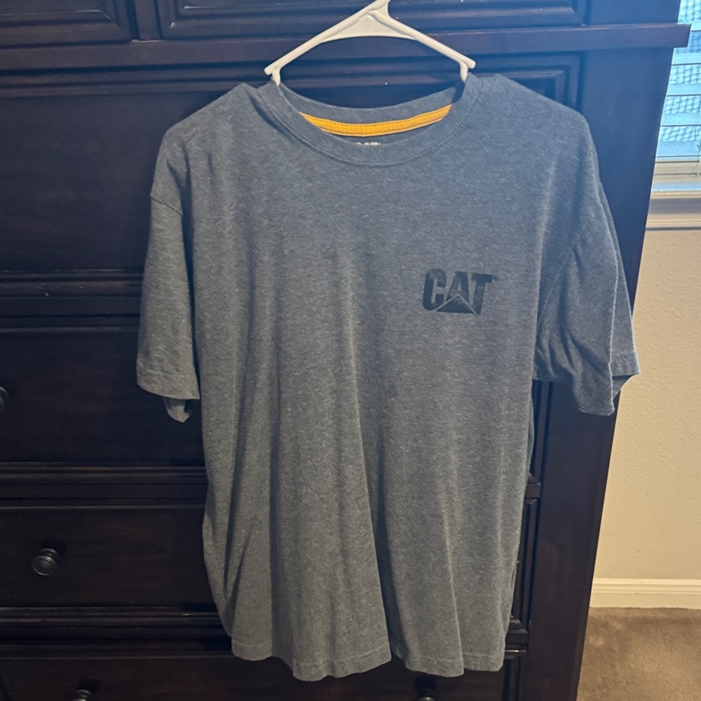Caterpillar Gray Short Sleeve Tee